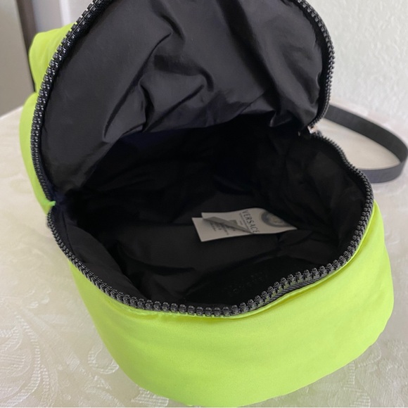 Versace Neon Yellow Nylon Sling Bag - Picture 11 of 13